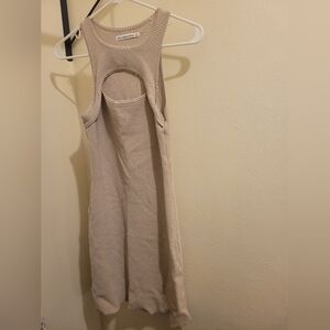Abercrombie Tan Ribbed Knit Dress Women’s Size S